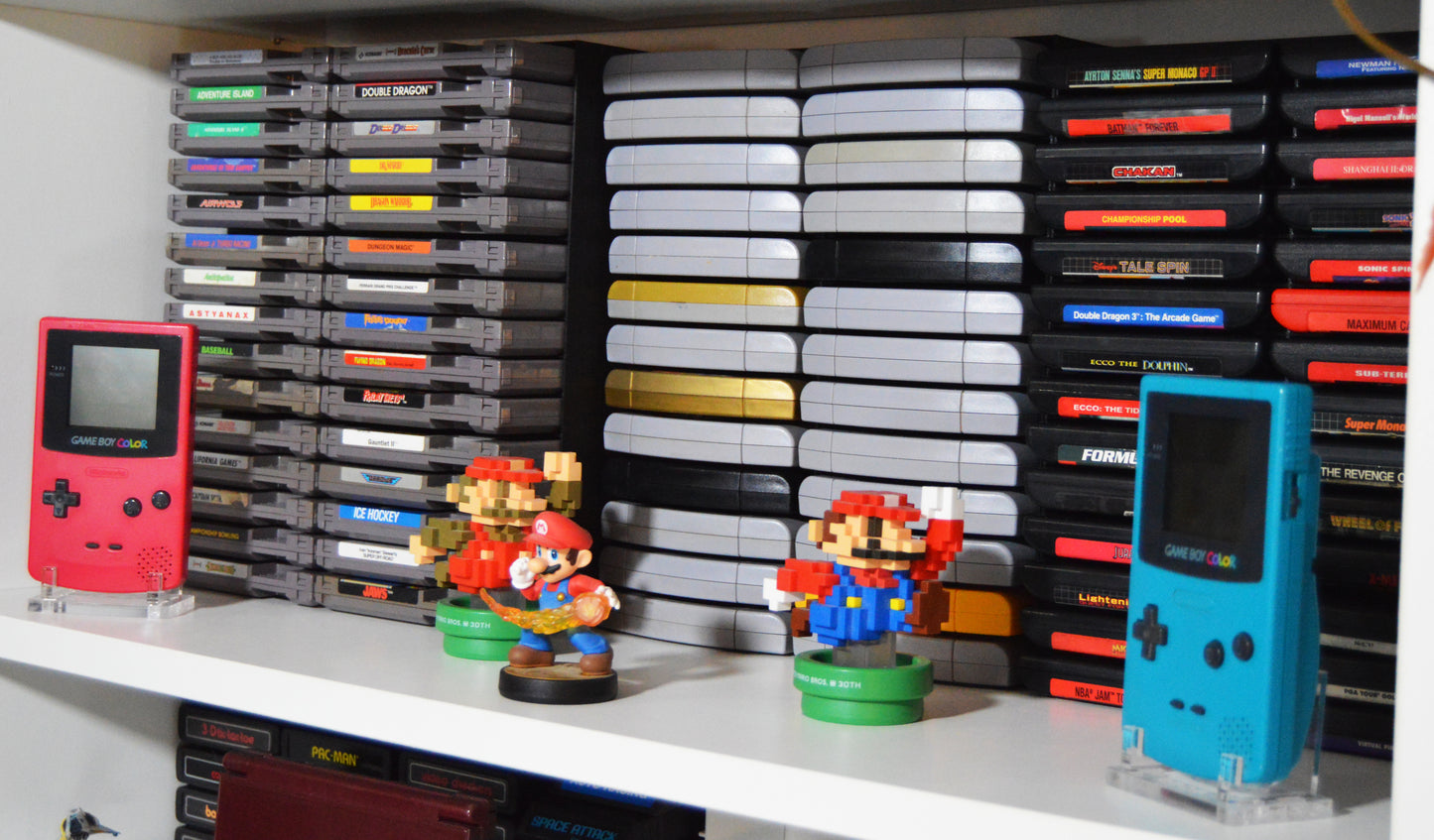 R2D3 rack display for Nintendo 64 N64 games (1 to 26 Cartridges)