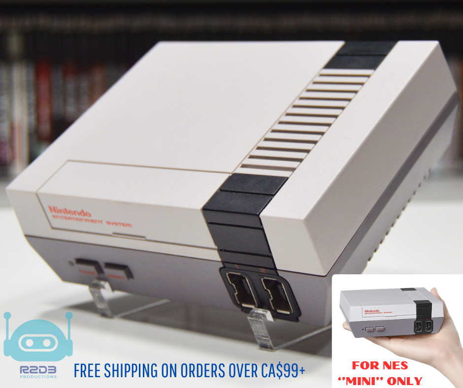 Support de console en acrylique R2D3 pour système de divertissement Nintendo NES Classic MINI uniquement