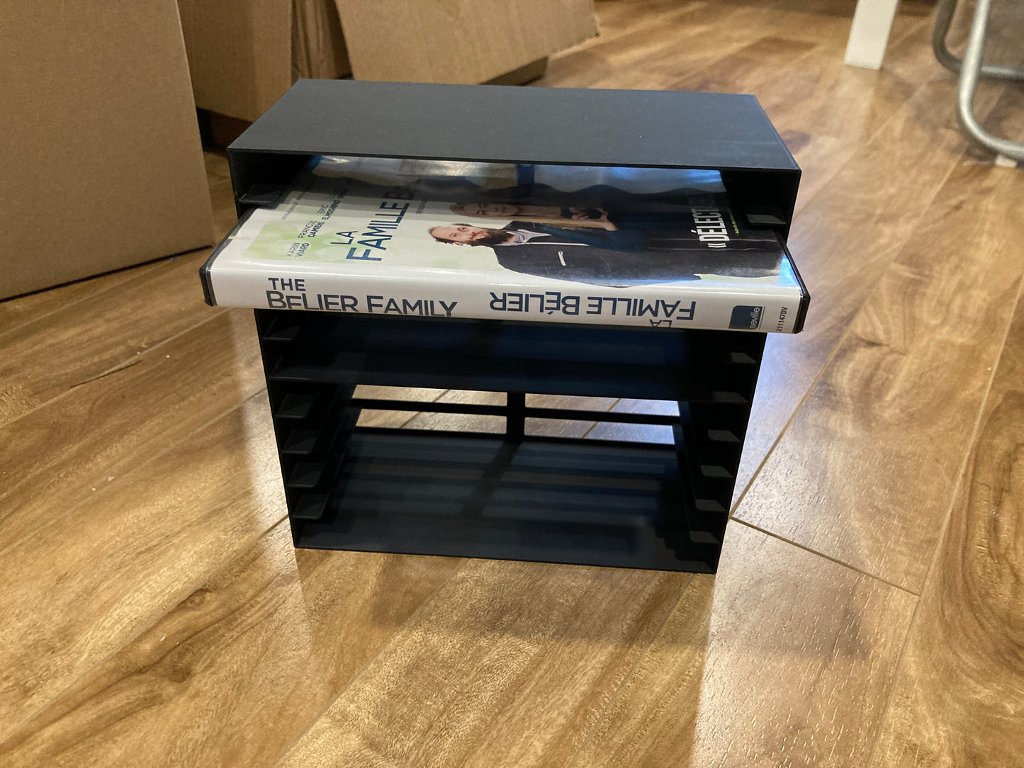 R2D3 Standard DVD Games rack DVD Blu-ray PS2 PS3... Holds 10 games - Black color - Perfect condition