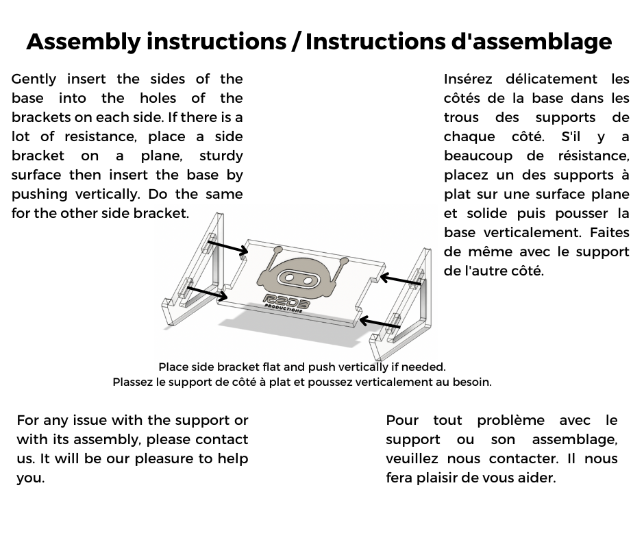 Support de console en acrylique R2D3 pour Sony PlayStation PS1 Classic MINI uniquement