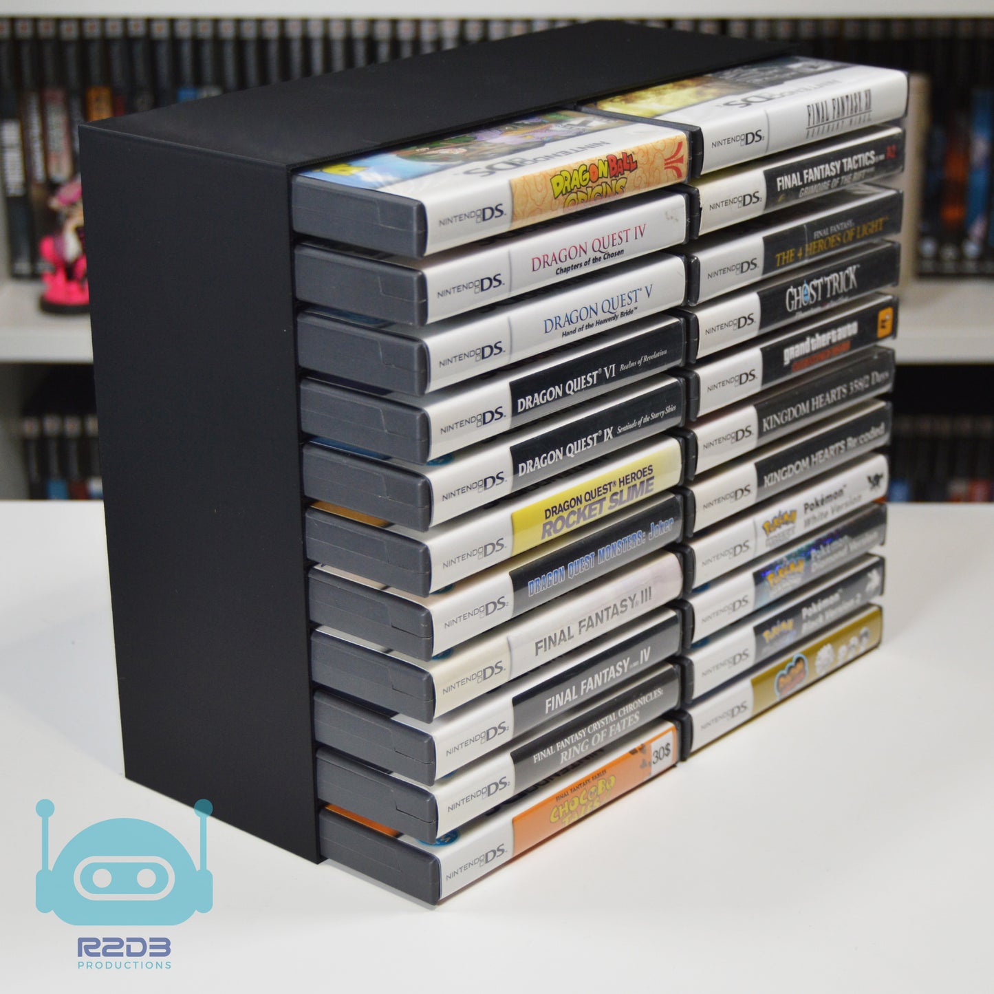 Présentoir pour jeux Nintendo DS NTSC NDS en boîtes (jusqu'à 30 boîtes)