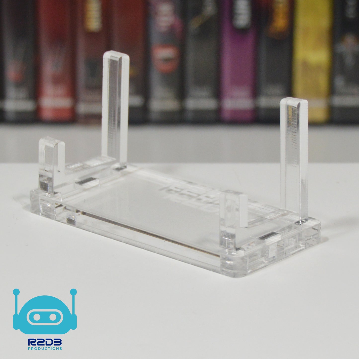 Support en acrylique pour jeu de Nintendo NES avec protecteur PET inclus