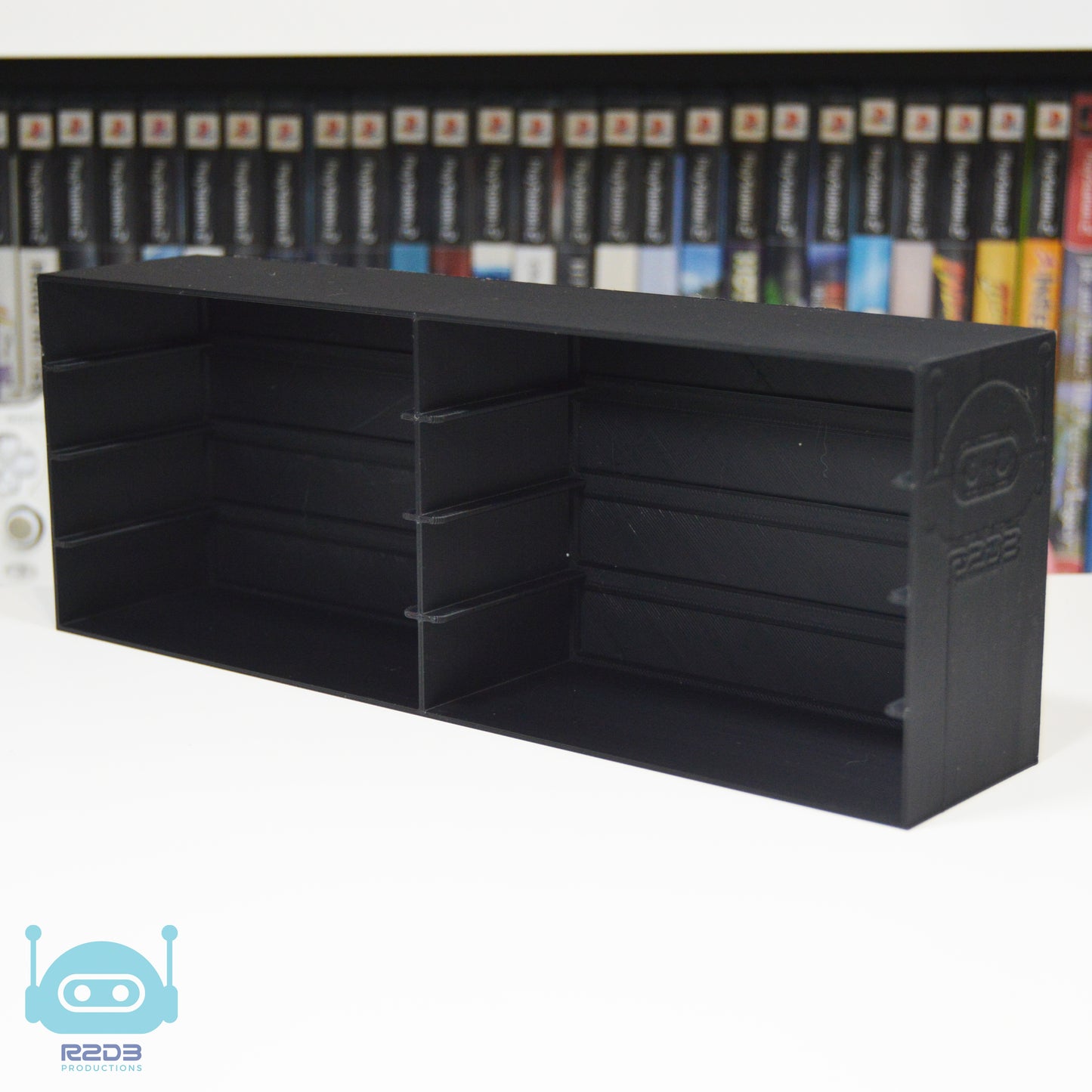 Présentoir R2D3 pour cartouches Nintendo Famicom FMC (1 à 28 cartouches)