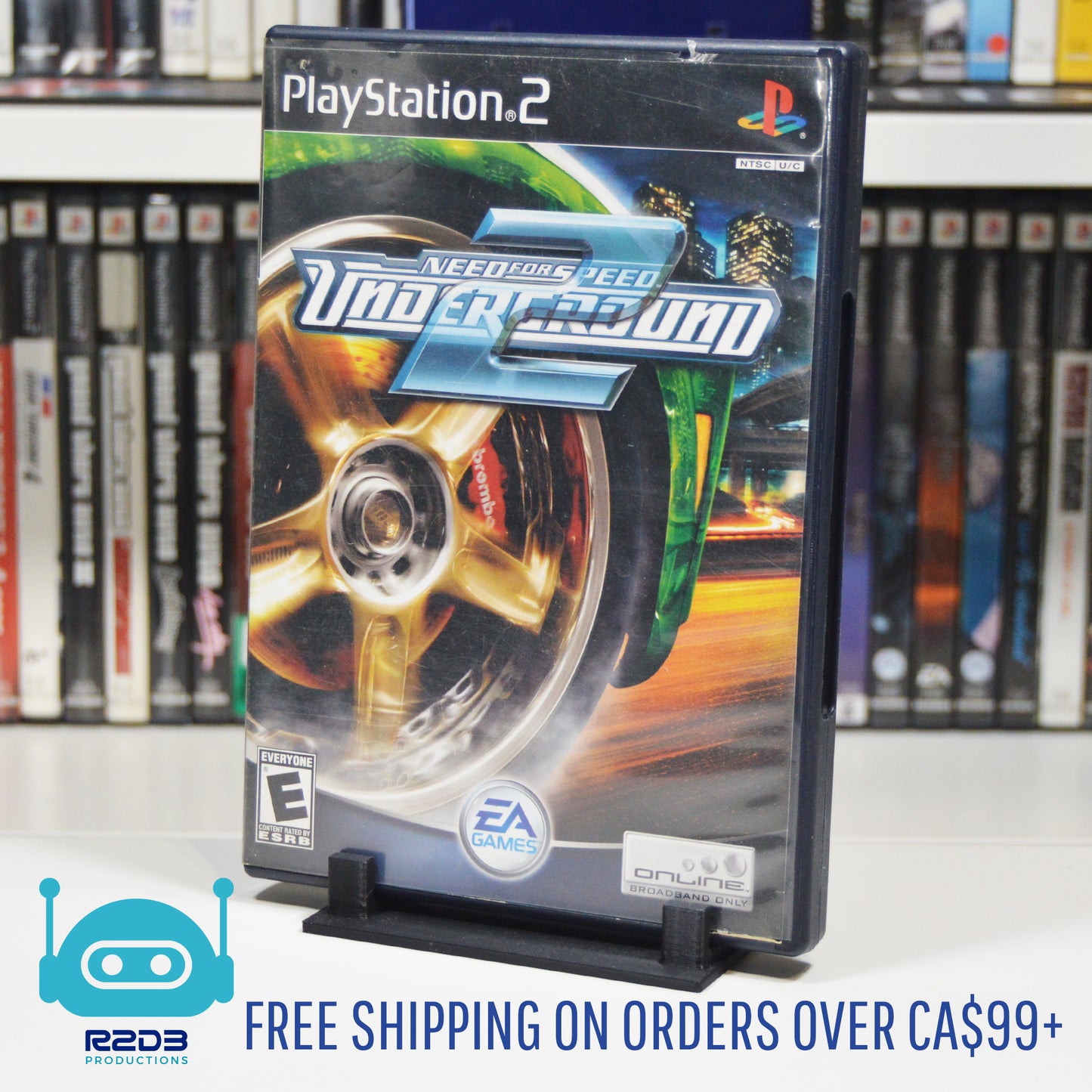 Standard DVD / PS2 PS3 PS4 PS5 Xbox Xbox 360 GameCube Wii Wii U Single Case Display