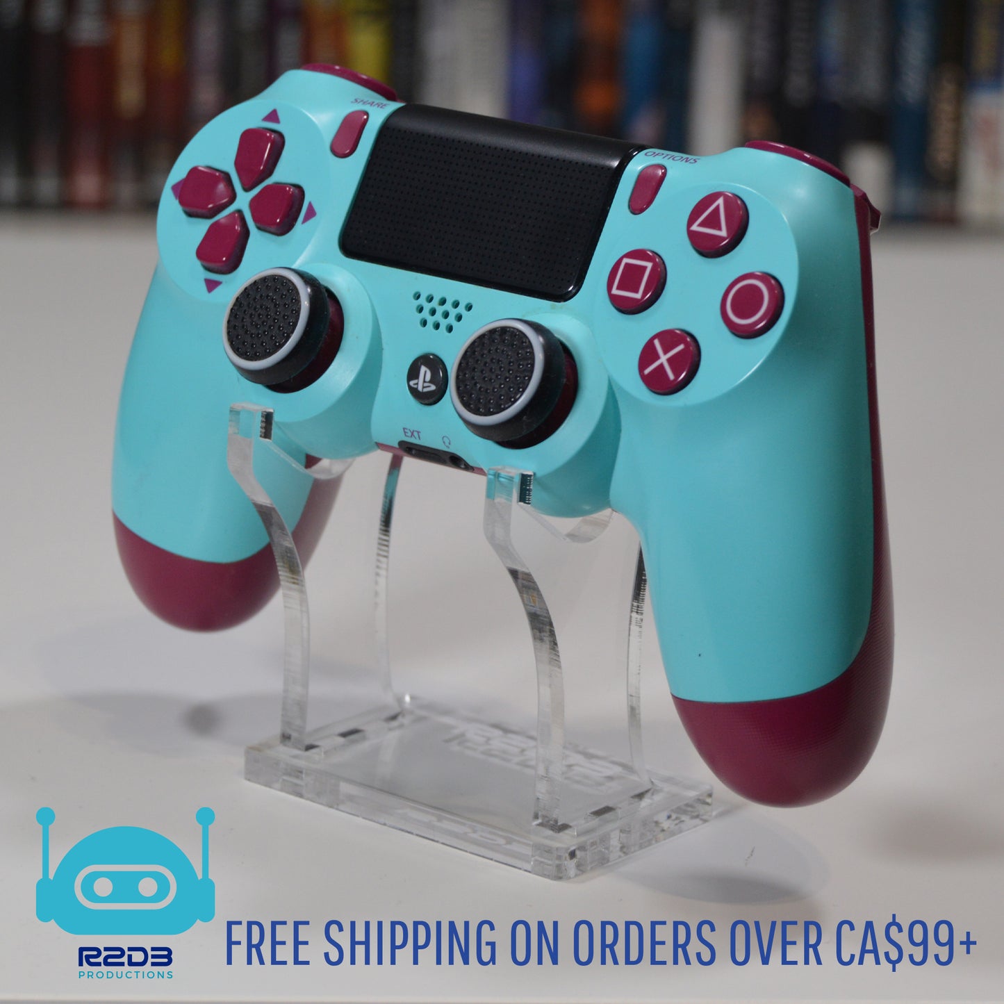 Support de manette en acrylique pour Sony Playstation 4 PS4 Dualshock 4
