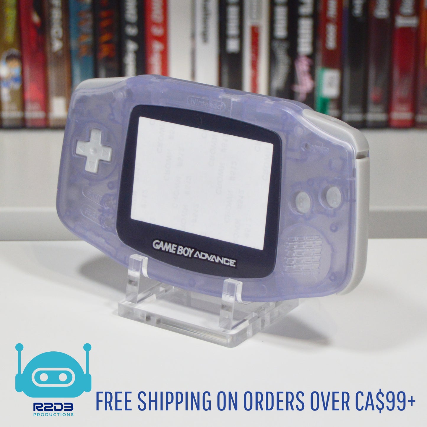 R2D3 Acrylic Console Stand for Game Boy Advance