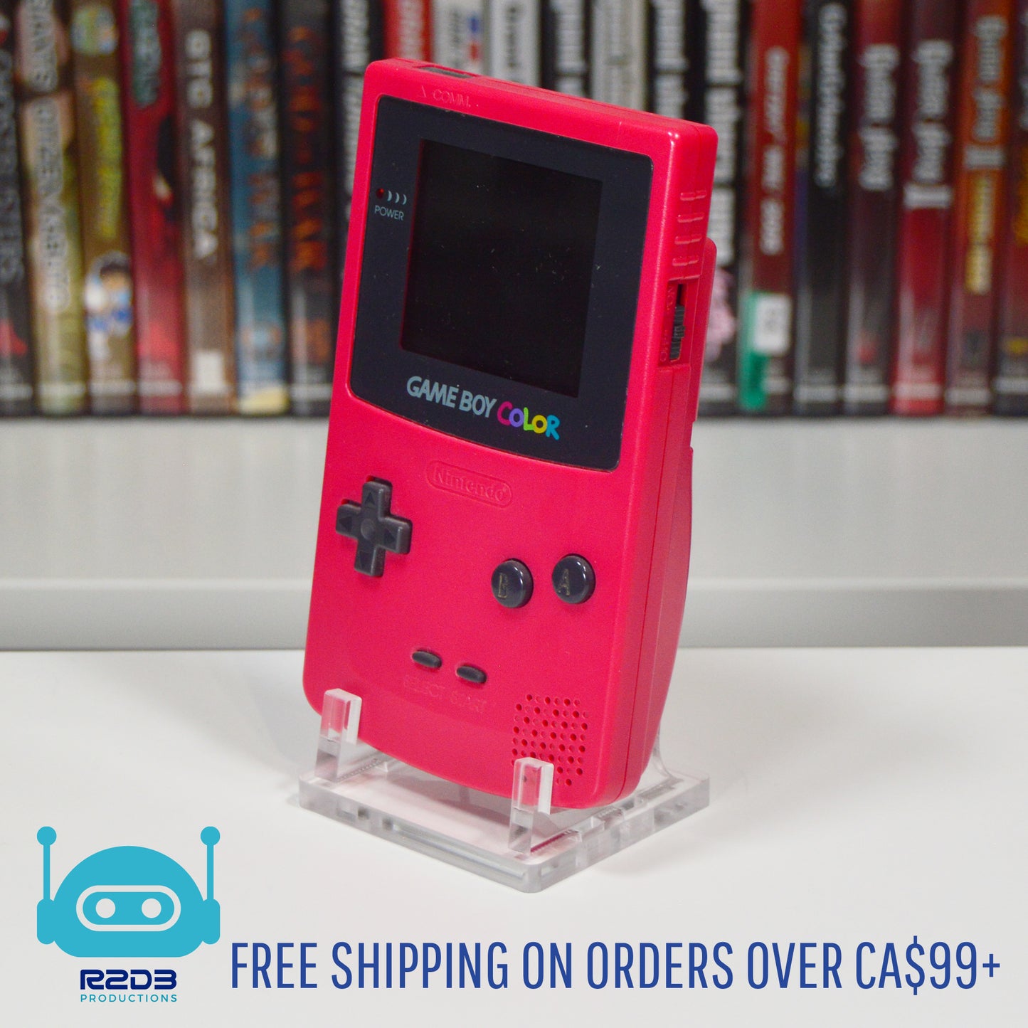 R2D3 Acrylic Console Stand for Game Boy Color