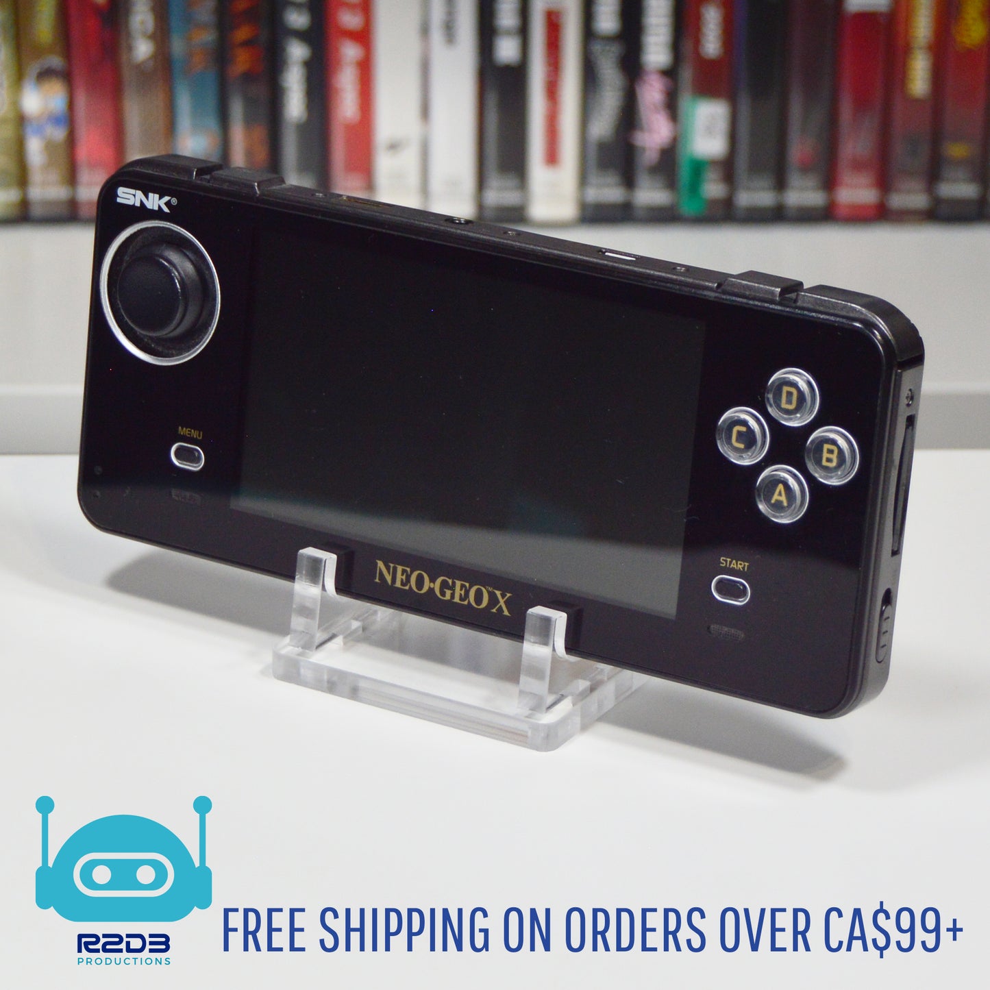 R2D3 Acrylic Console Stand for SNK Neo Geo X