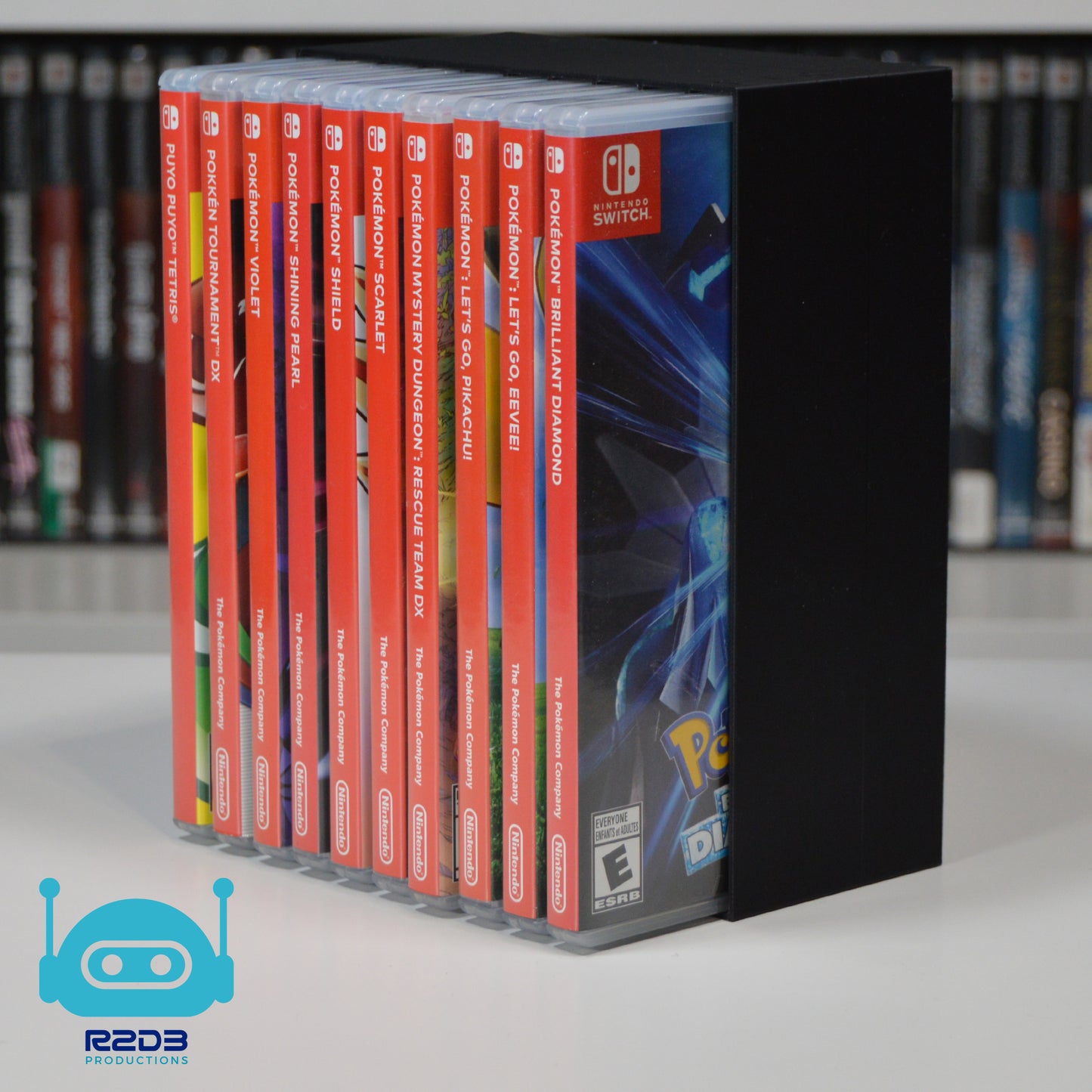 Support pour boîtiers de jeu Nintendo Switch NSW Box (2 à 20 emplacements)