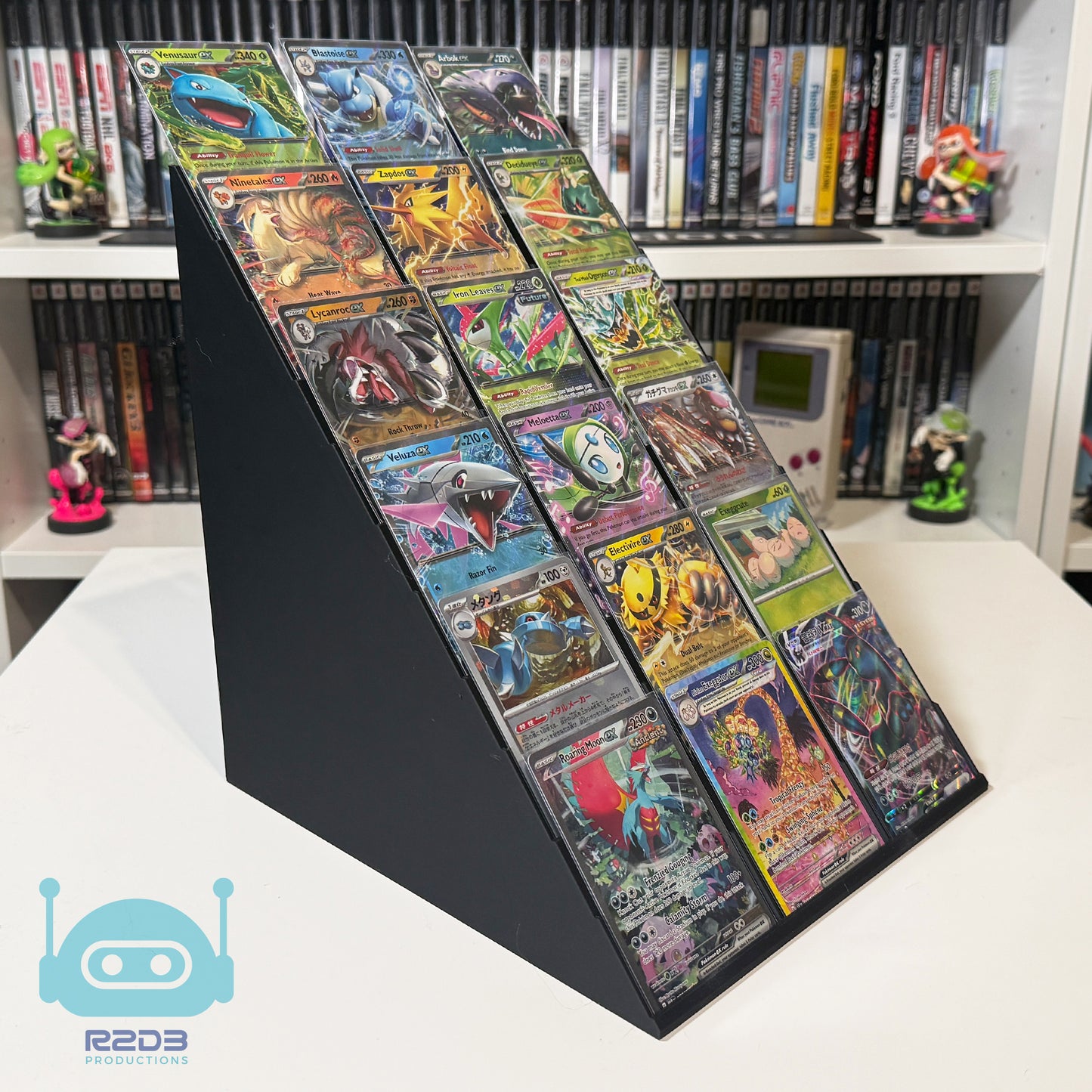 Présentoir TCG pour MTG, Pokémon, cartes de sport, Lorcana, Yu Gi Oh, Topps, etc.