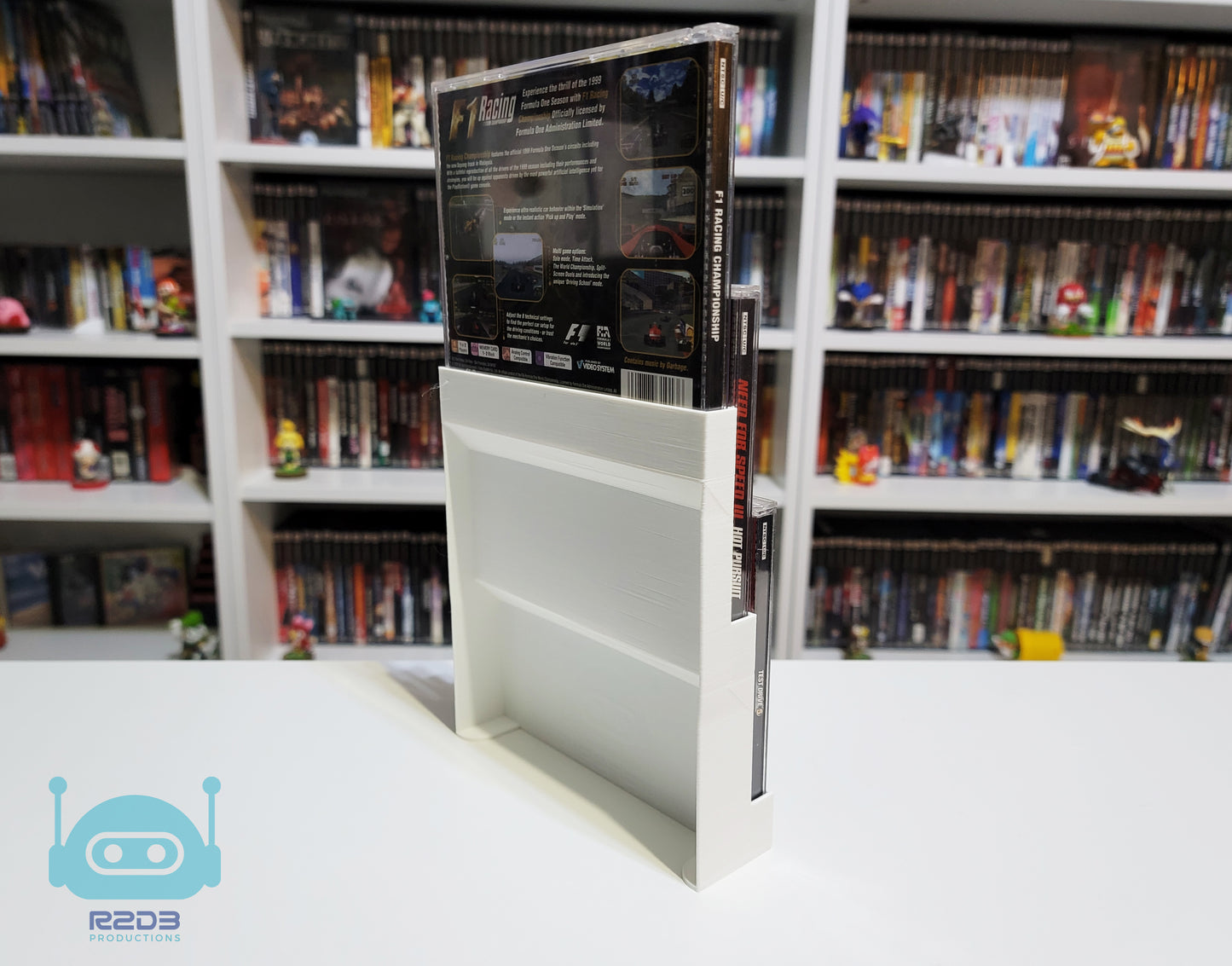 Présentoir R2D3 pour boîtier CD standard (1 à 10 boîtiers)