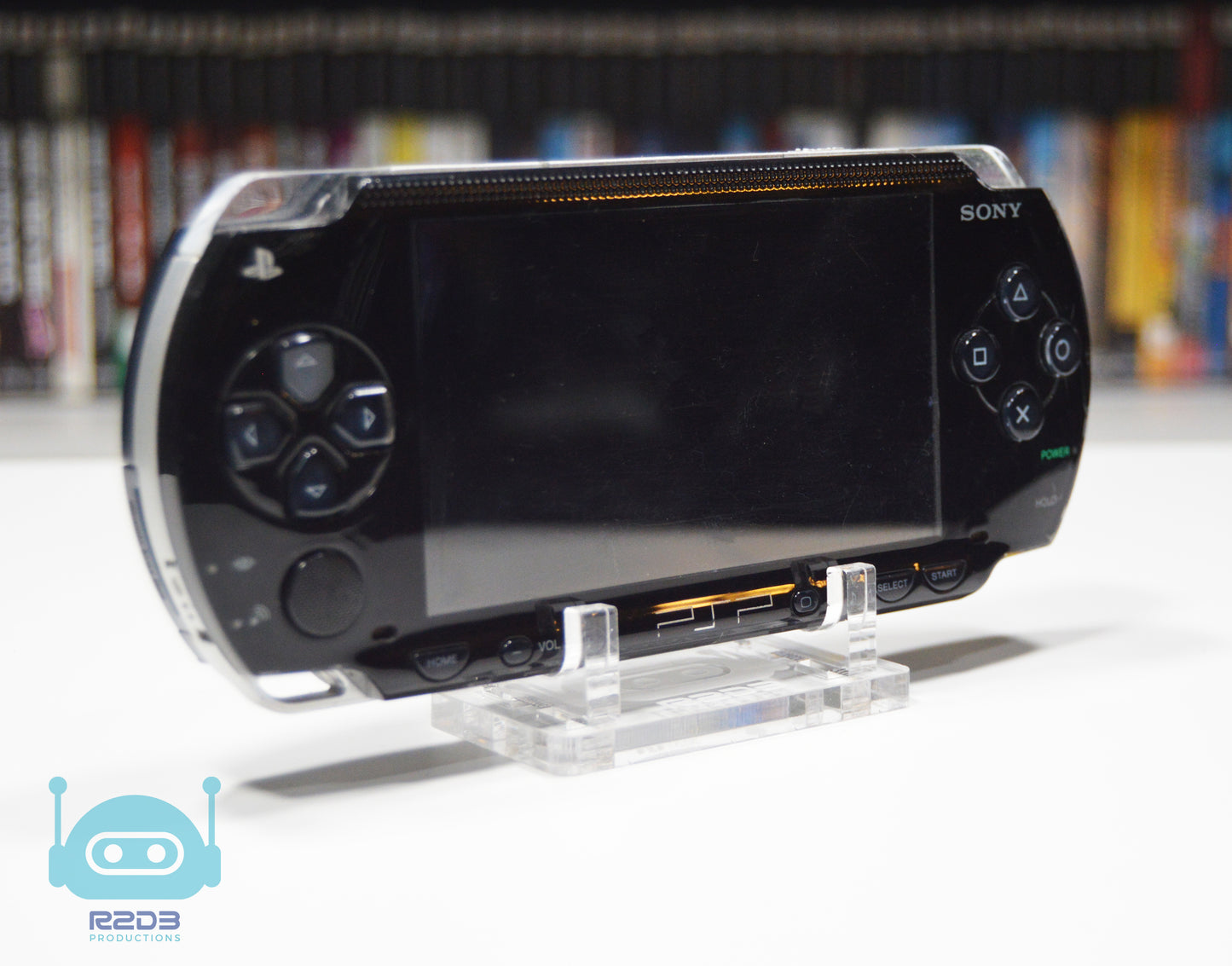 Support de console en acrylique R2D3 pour Sony PSP 1000