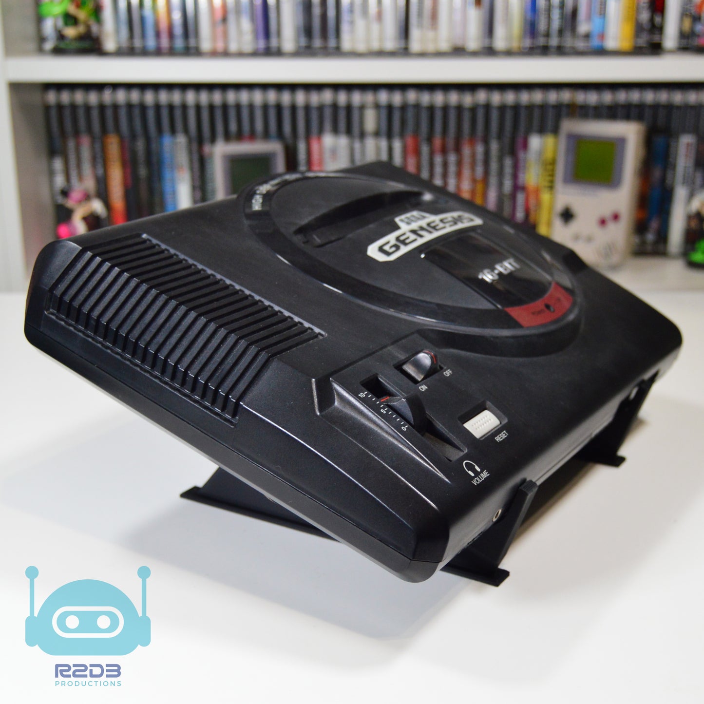 Support de console R2D3 pour SEGA GENESIS MEGADRIVE modèle 1 d'origine