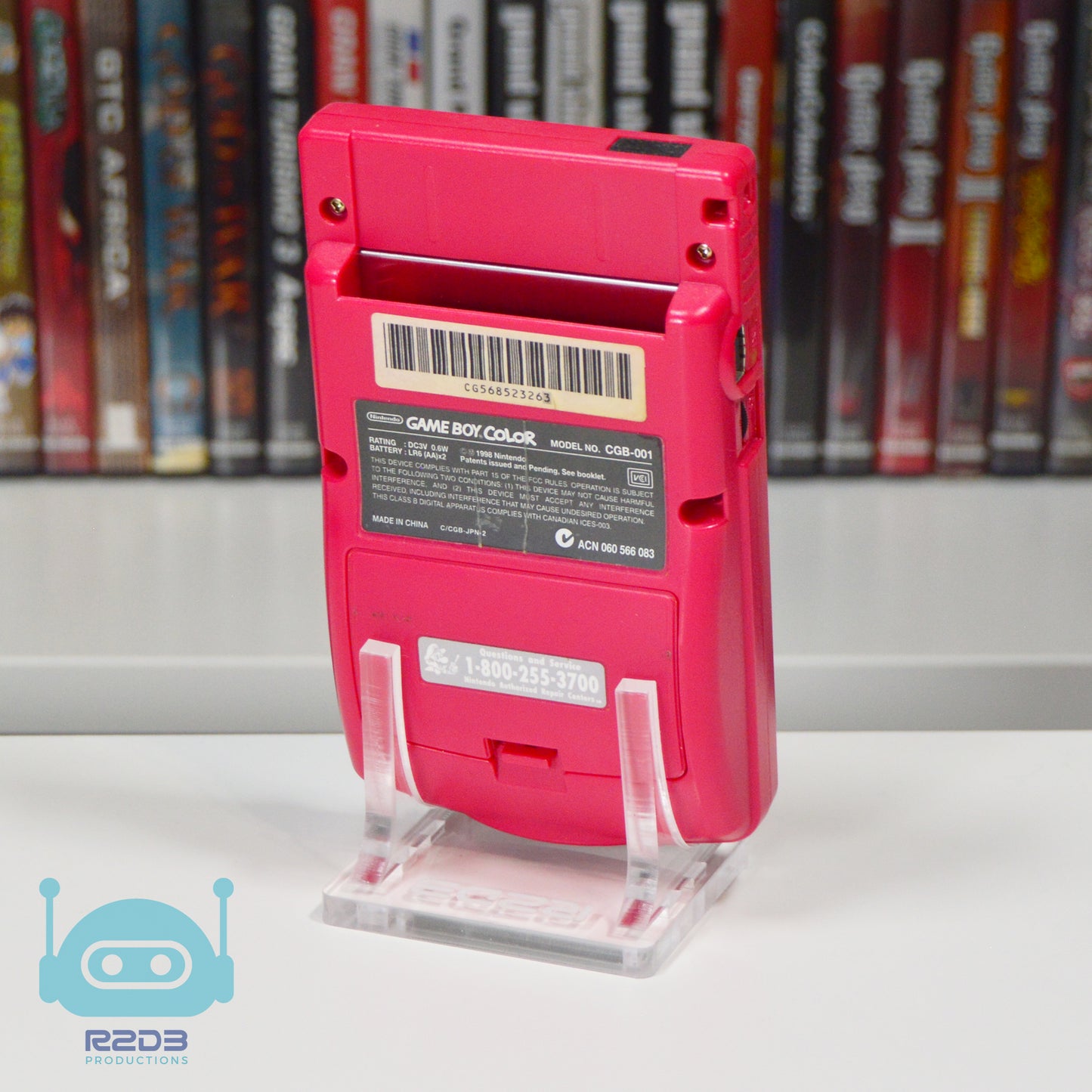 R2D3 Acrylic Console Stand for Game Boy Color