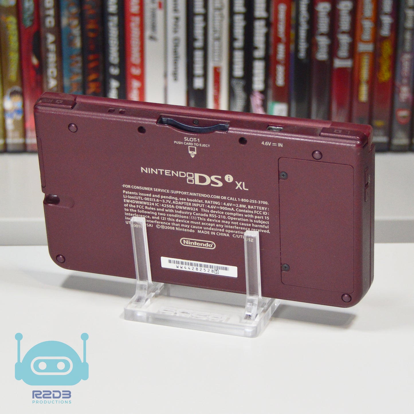 R2D3 Acrylic Console Stand for Nintendo DSi XL