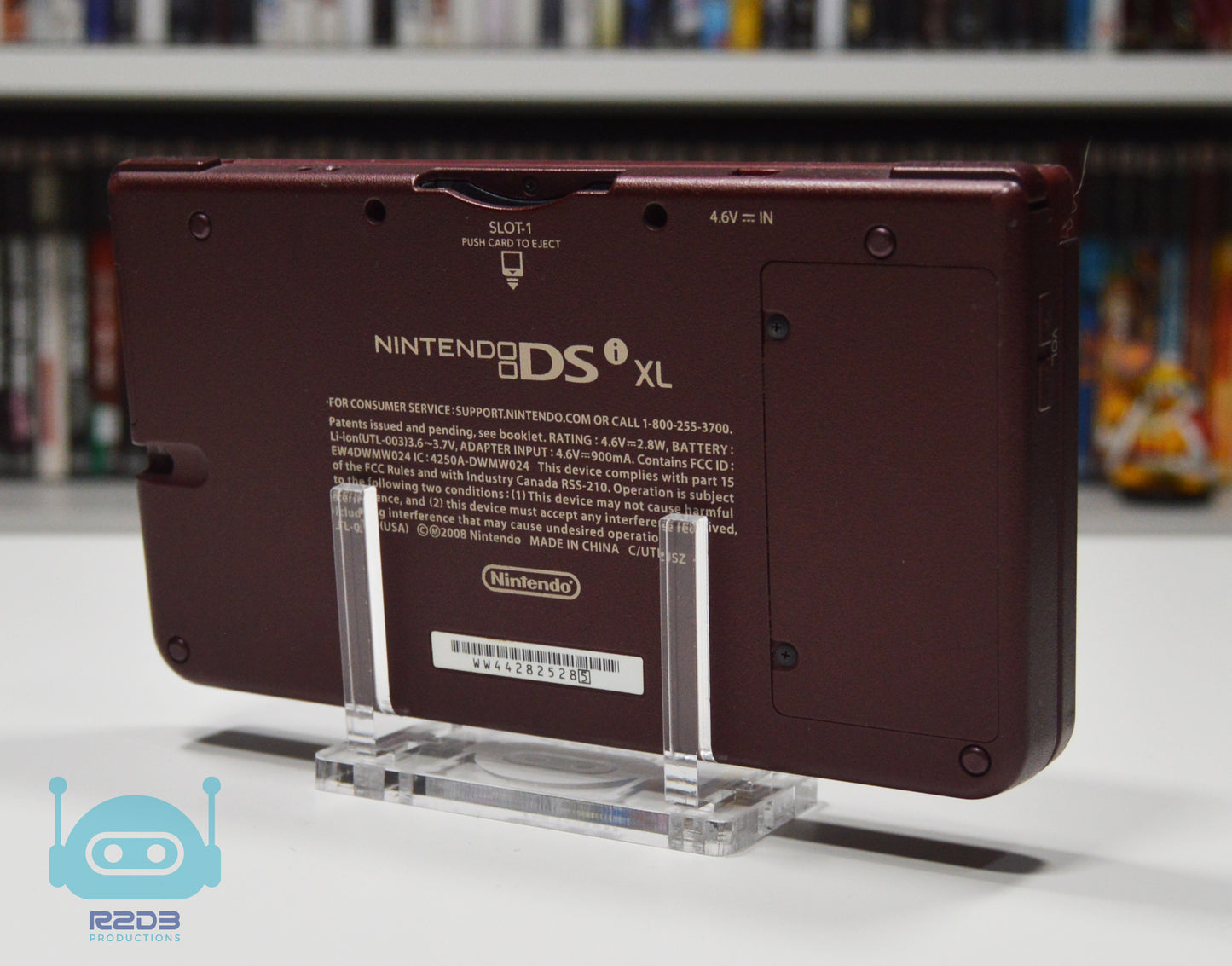 Support de console en acrylique R2D3 pour Nintendo DSi XL