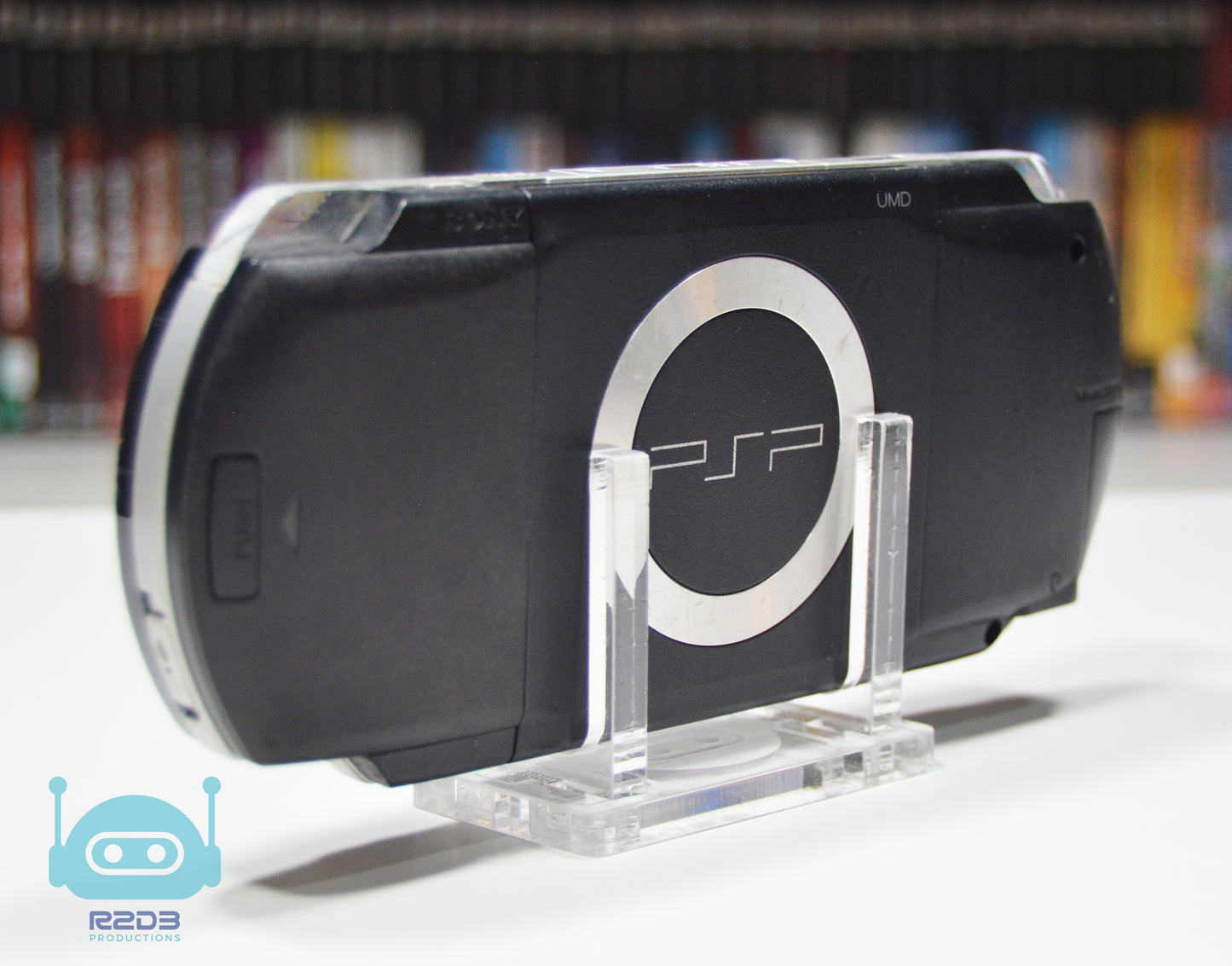 Support de console en acrylique R2D3 pour Sony PSP 1000