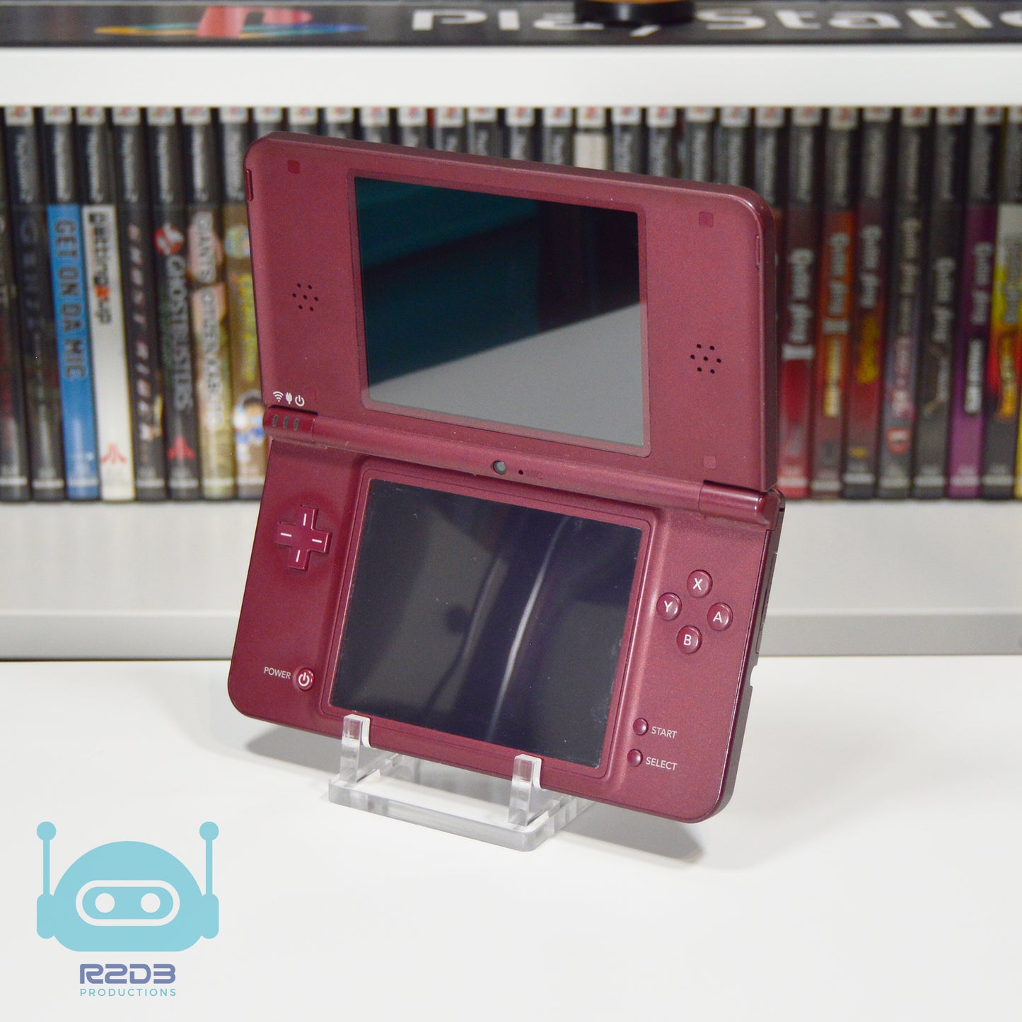 R2D3 Acrylic Console Stand for Nintendo DSi XL
