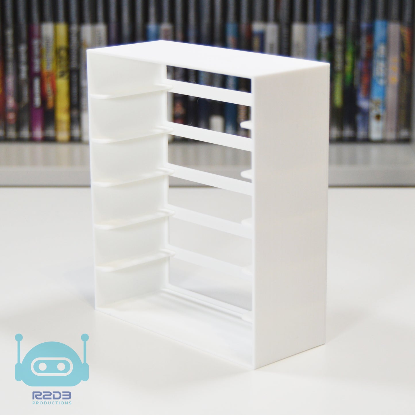 R2D3 Rack Display for Nintendo 64 N64 games with PET Game Protectors Included (1 to 22 Cartridges)