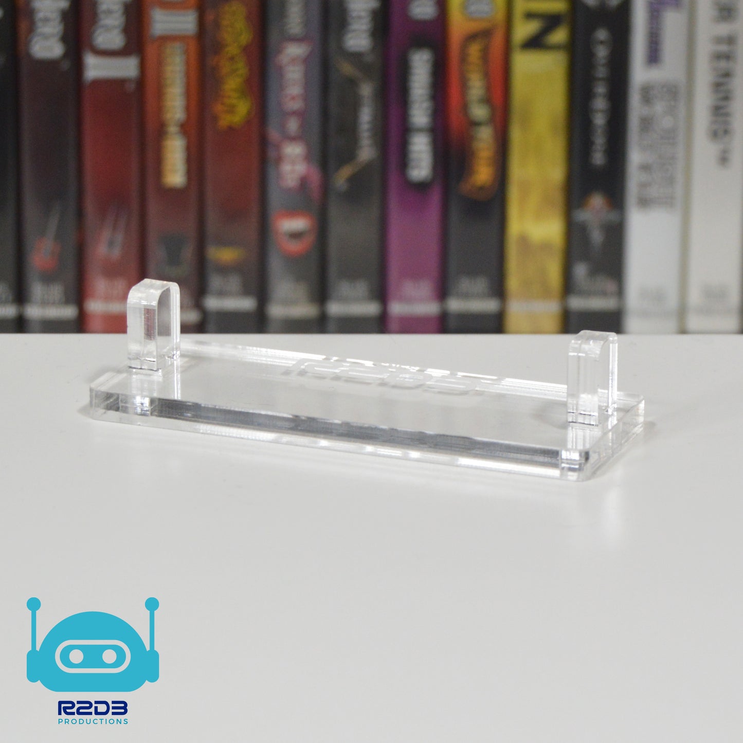 Support en acrylique pour jeu de Super Nintendo Entertainment System SNES NTSC (Nord américain) et Super Famicom (SFC) (non compatible avec les jeux SNES PAL)