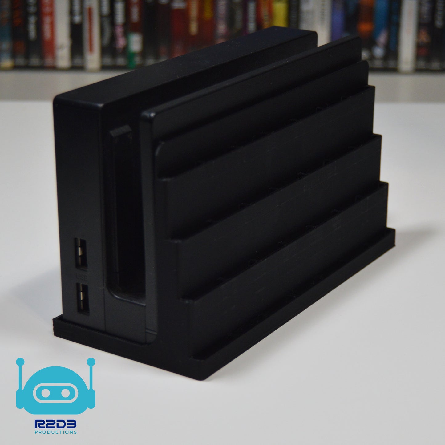 Dock Console Stand for Nintendo Switch with Game Cartridges Display (28 games) for NSW