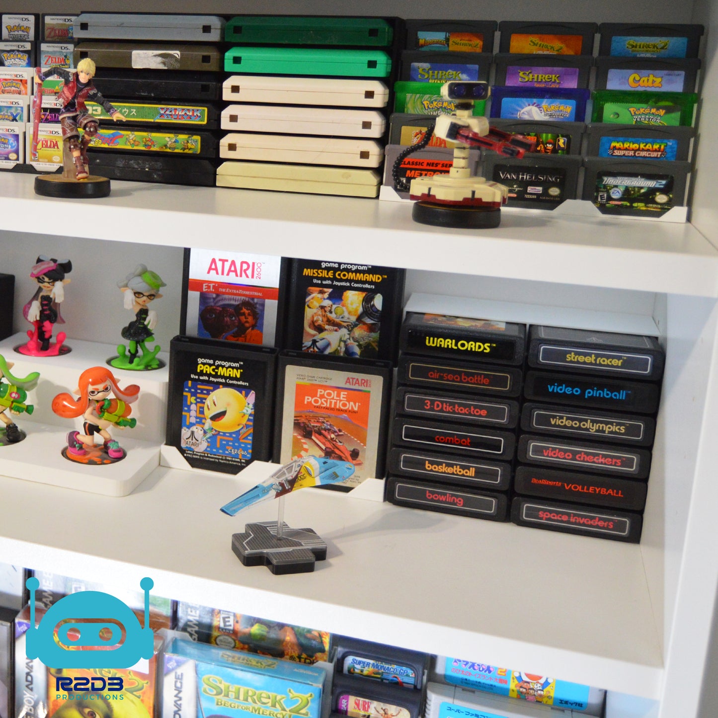 Rack Display for Atari 2600 games (2 to 36 Cartridges)