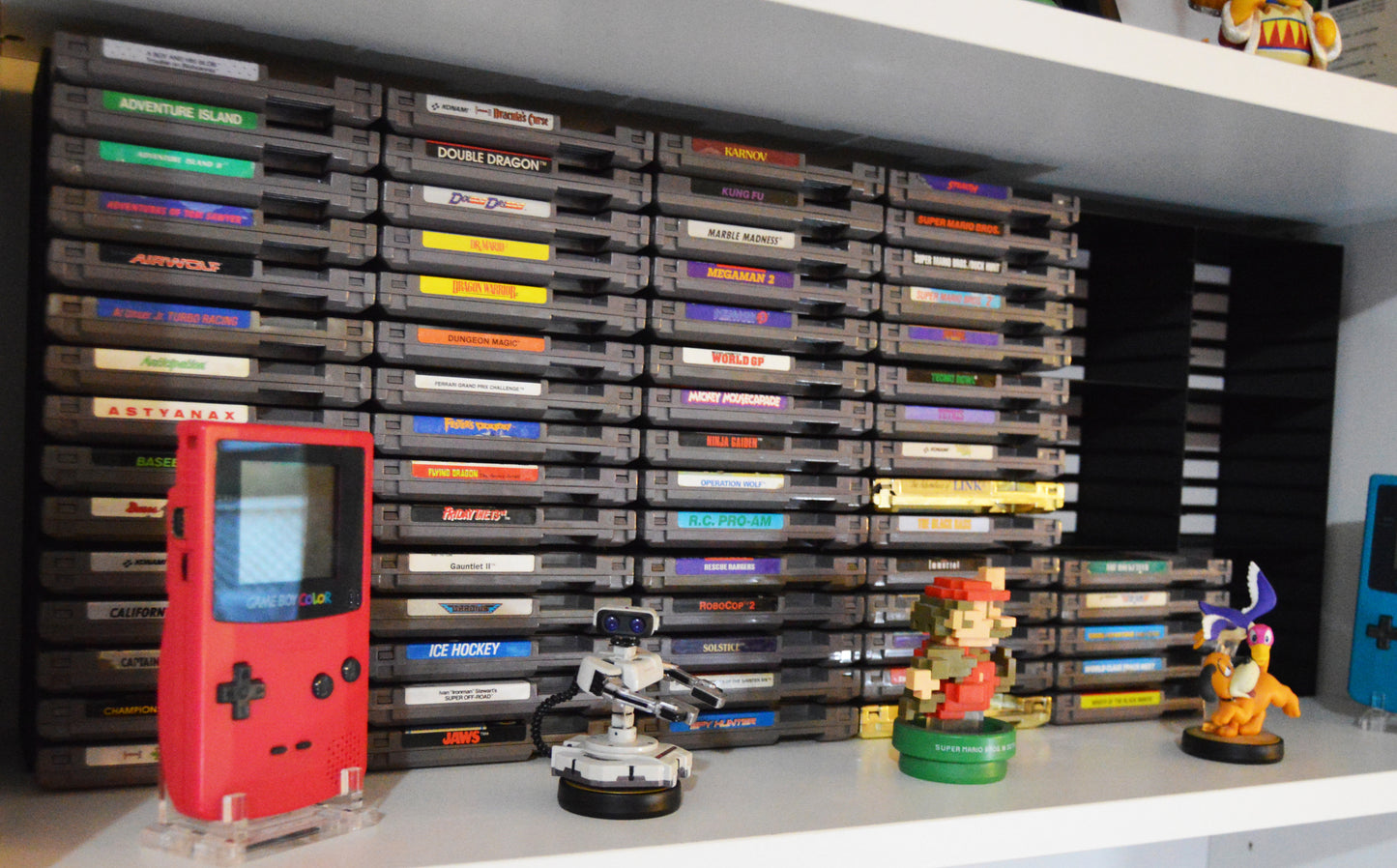 R2D3 Rack Display for Nintendo Entertainment System NES Games (Games NOT SLEEVED - 1 to 30 Cartridges)