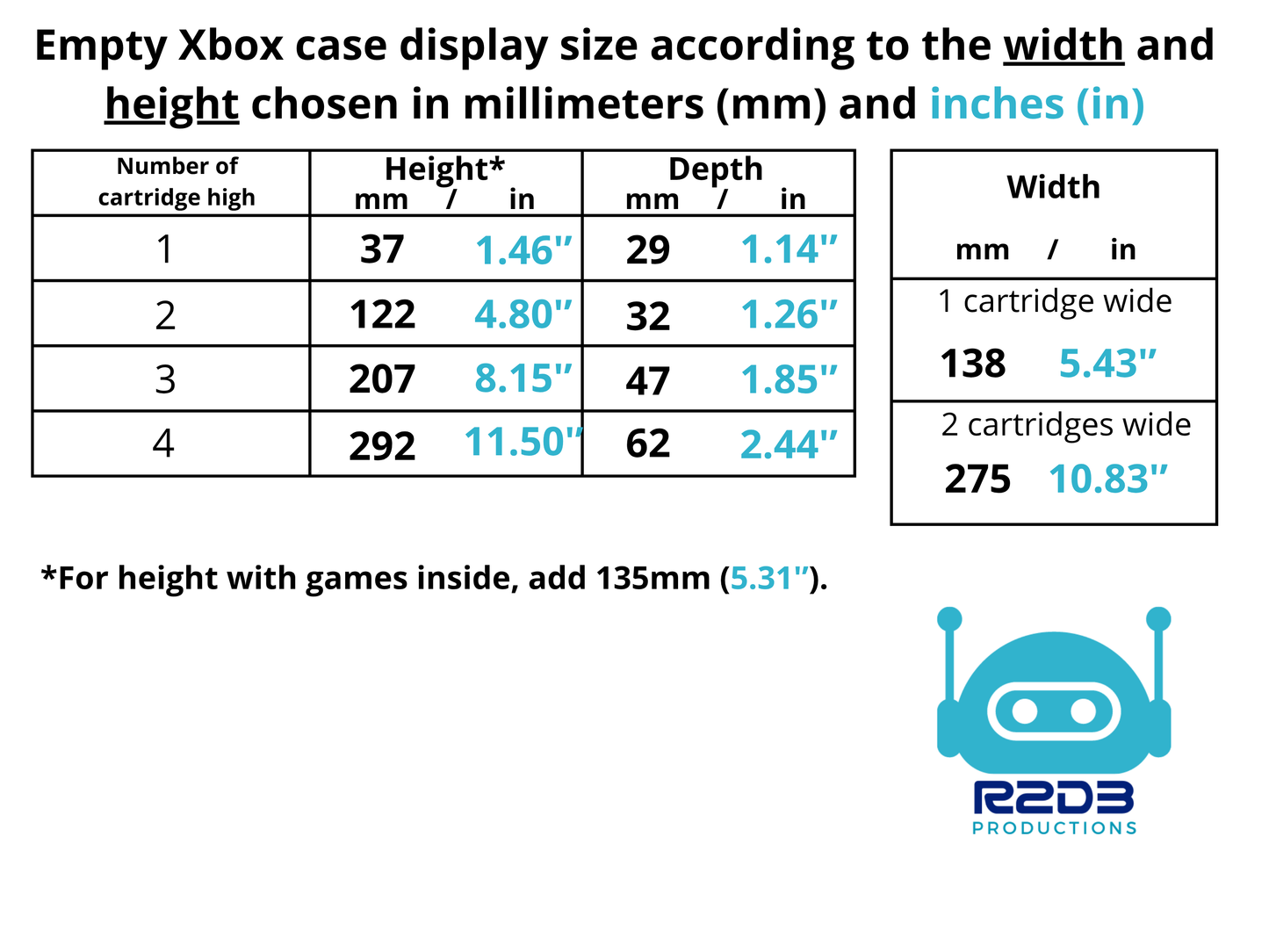 Xbox One and Xbox Series X/S Display (1 to 8 Cases)
