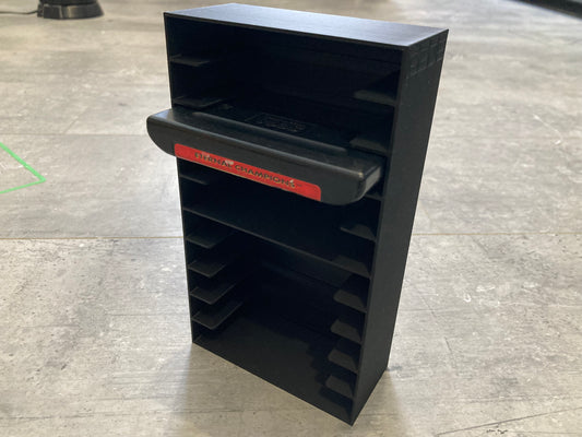 Sega Genesis rack display (Holds 10 games) - Perfect condition