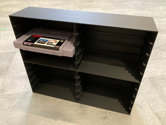 SNES rack display (Holds 20 games) - Perfect condition