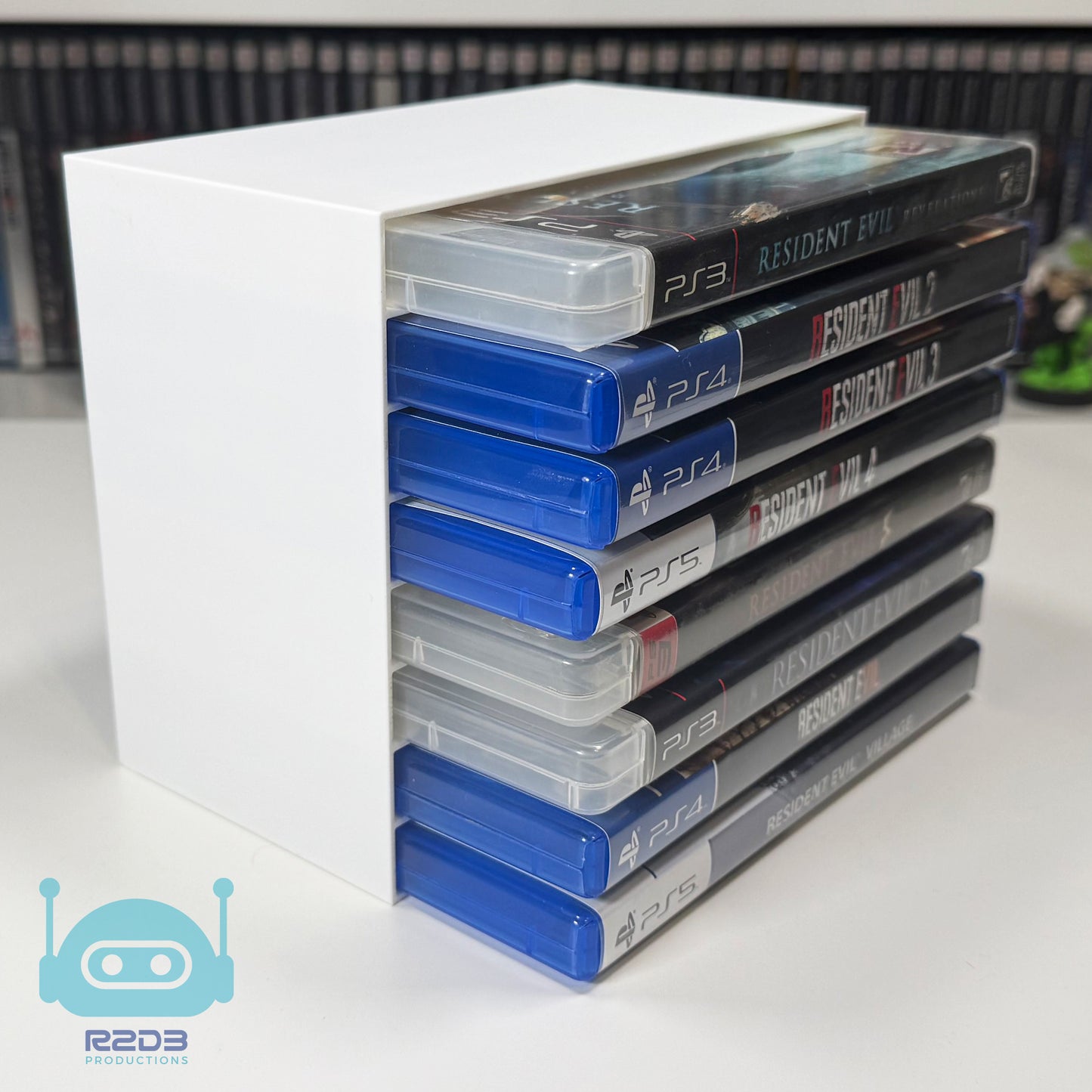 Support de boîtiers de jeu pour Sony PlayStation 3, 4 et 5 PS3 PS4 PS5 (2 à 34 emplacements)