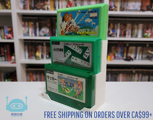 R2D3 Display for Nintendo Famicom Games (1 to 16 Cartridges)