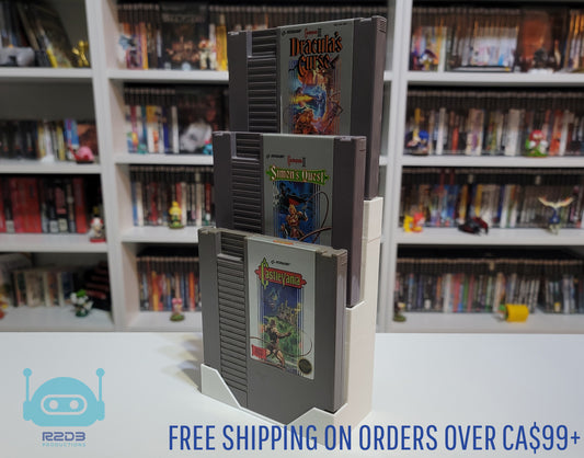 R2D3 Display for Nintendo NES Games (1 to 10 Cartridges)