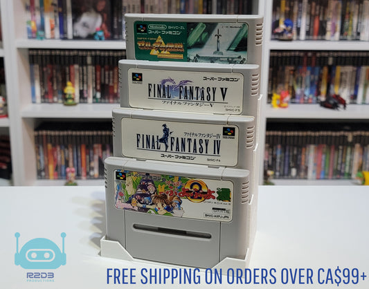 R2D3 Display for Super Famicom Games (1 to 16 Cartridges)