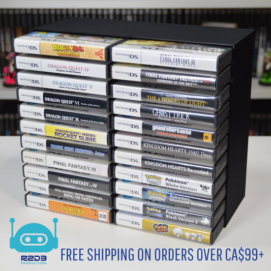 Présentoir pour jeux Nintendo DS NTSC NDS en boîtes (jusqu'à 30 boîtes)