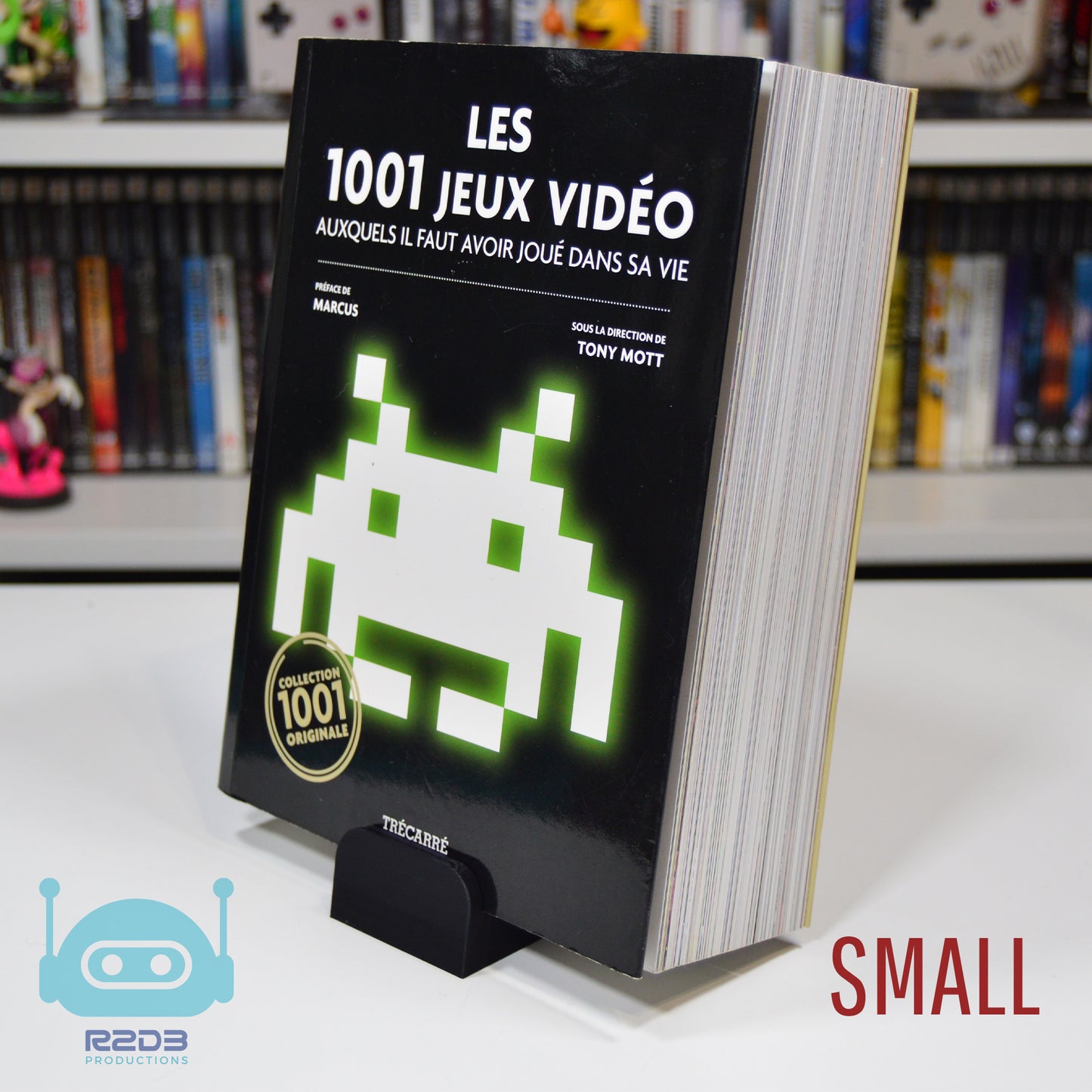 Présentoir à livres pour Manga, Livre de cuisine, Guide, Magazine, Bande dessinée, Boîtes, etc. (5 mm à 60 mm d'épaisseur)