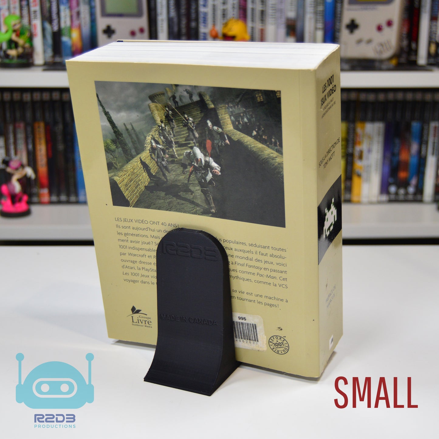 Présentoir à livres pour Manga, Livre de cuisine, Guide, Magazine, Bande dessinée, Boîtes, etc. (5 mm à 60 mm d'épaisseur)