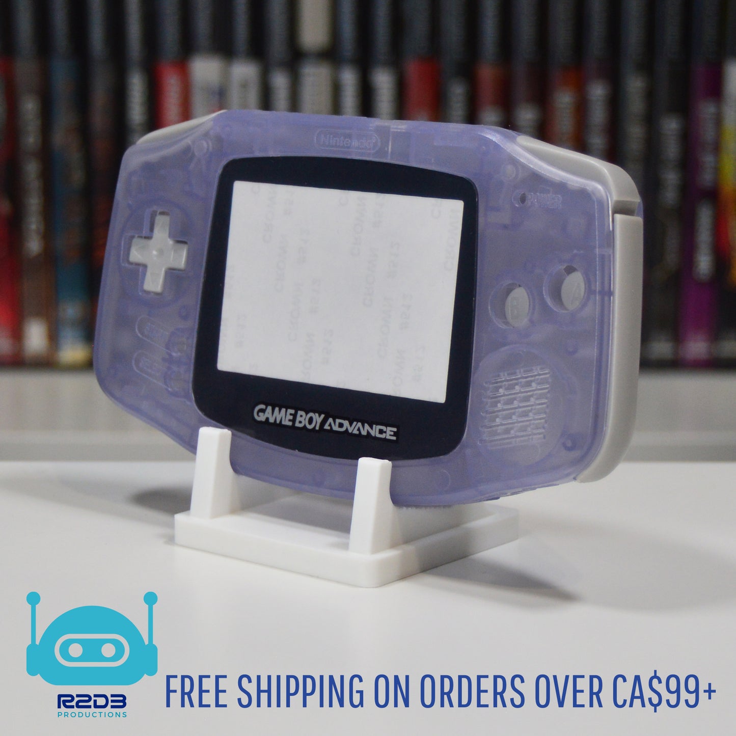Support R2D3 pour console Game Boy Advance