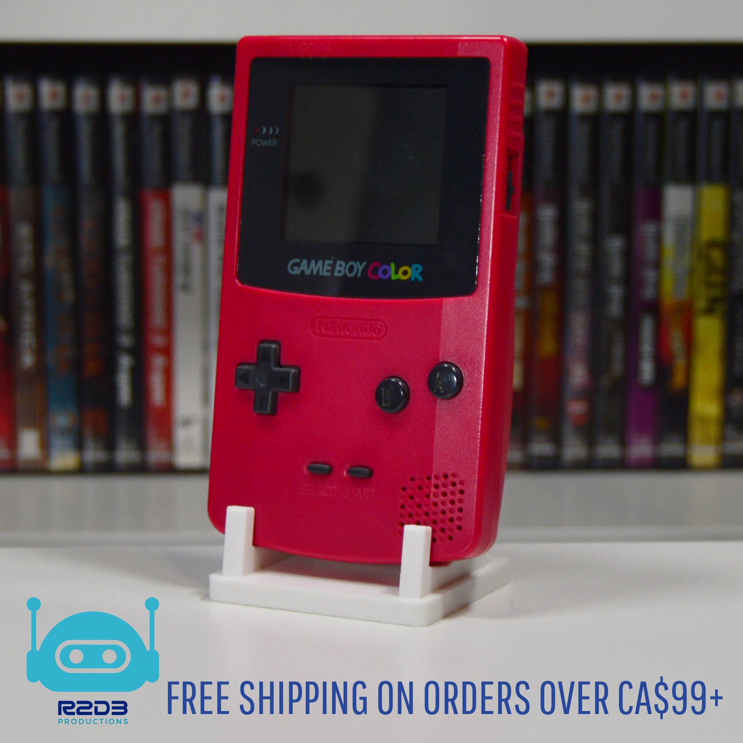 Support R2D3 pour console Game Boy Color