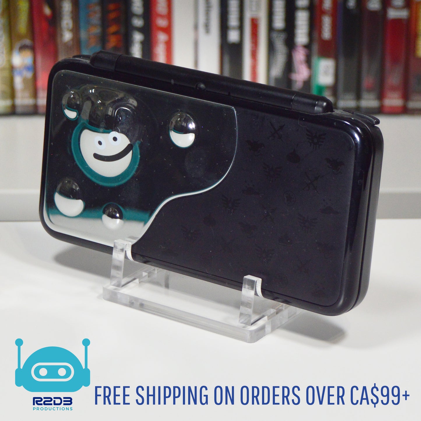 Support de console en acrylique R2D3 pour Nintendo 3DS XL et 2DS XL