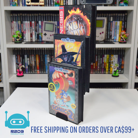 Présentoir pour boîtes SEGA Genesis et MegaDrive GEN MD (1 à 4 boîtes)