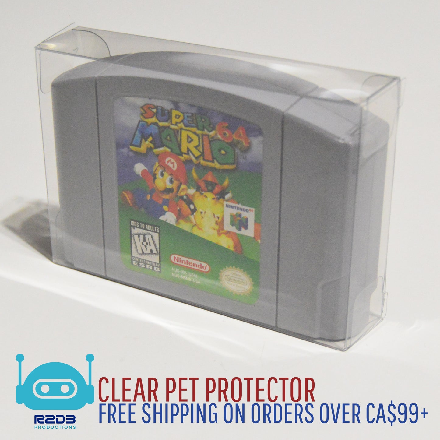 Protections de jeu PET pour Nintendo 64 (N64)