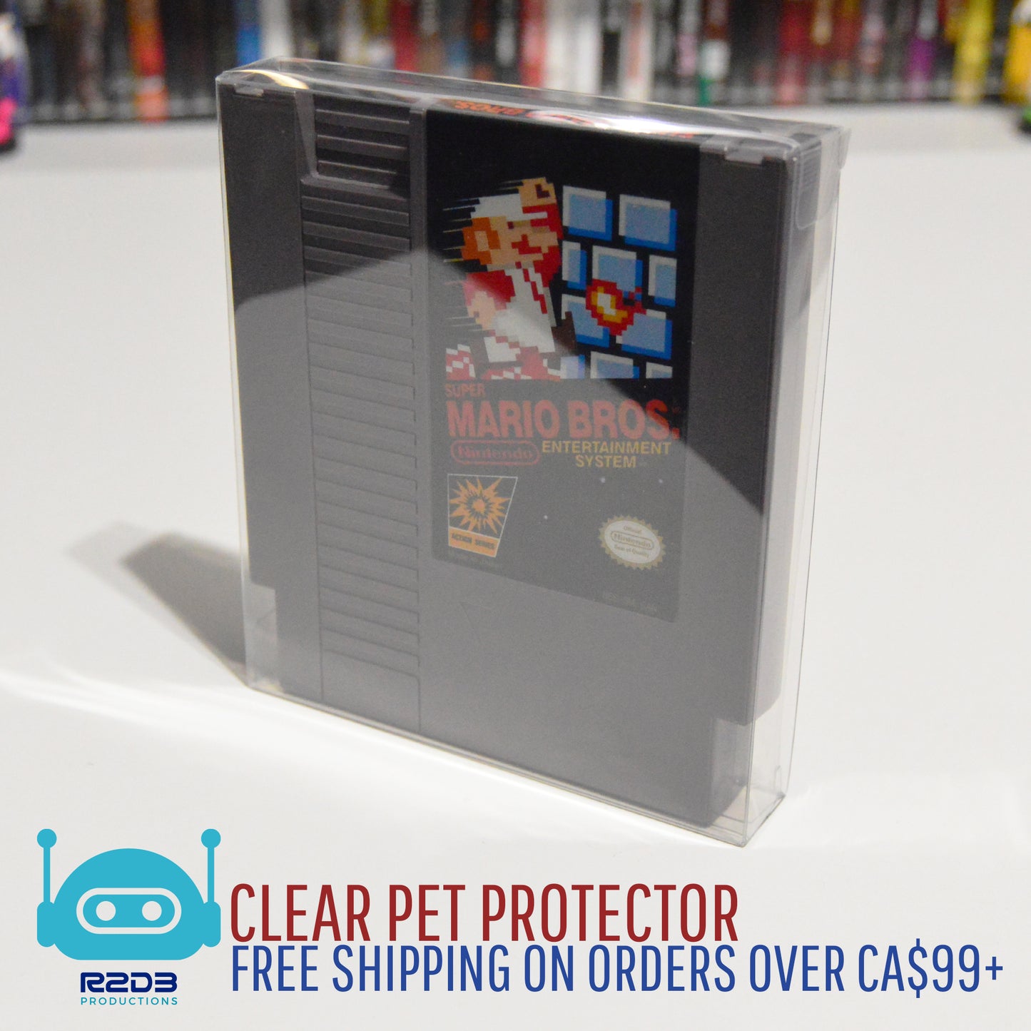 Protecteurs de jeu PET pour Nintendo Entertainment System (NES)