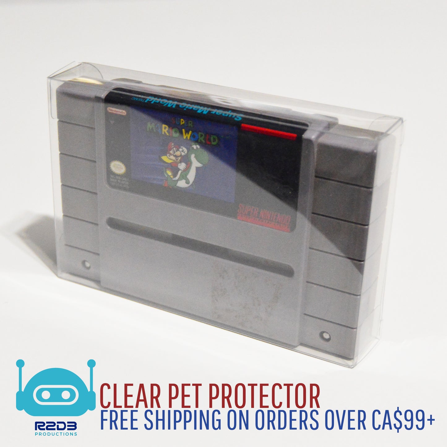 Protecteurs de jeu PET pour Super Nintendo Entertainment System (SNES)