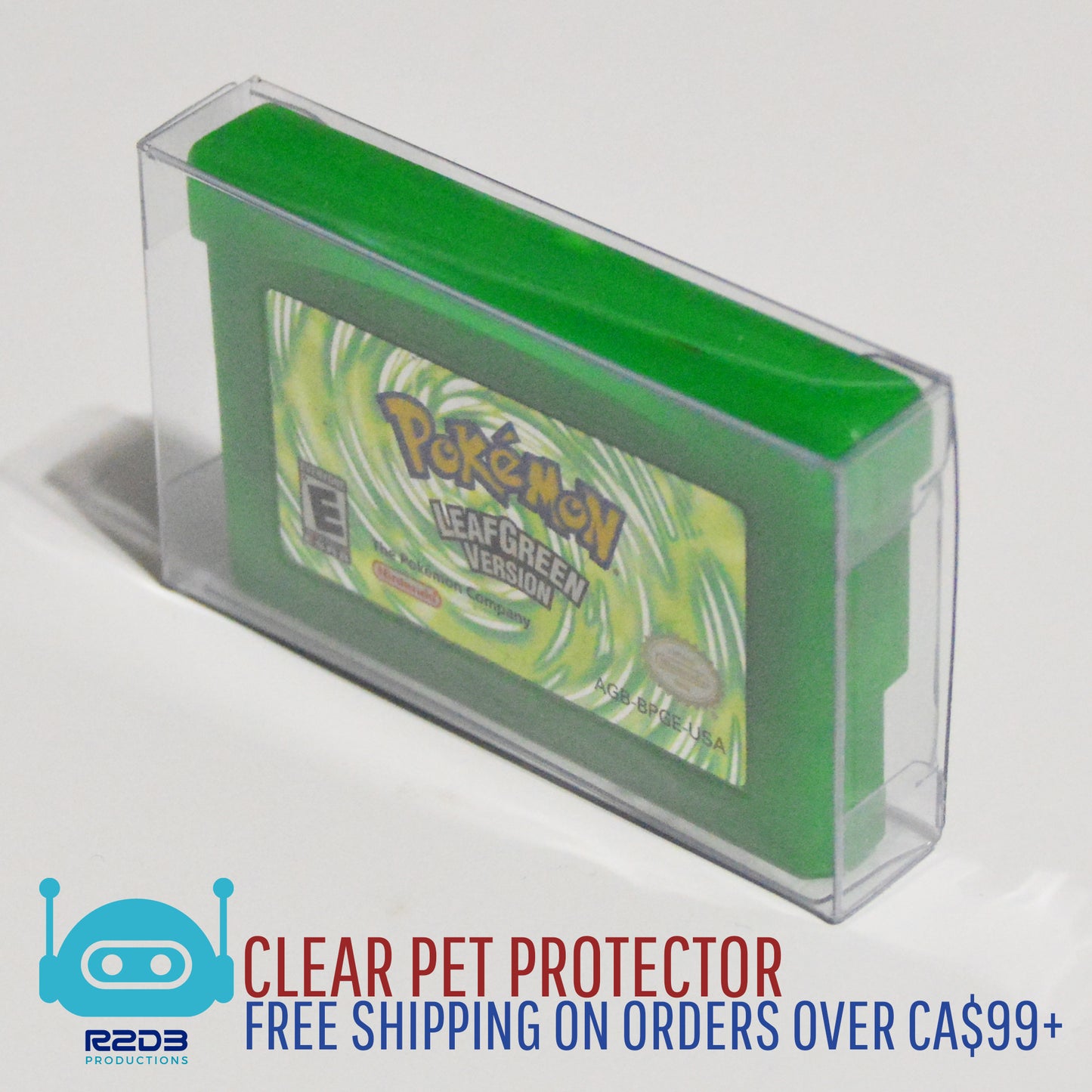 Protecteurs de jeu PET pour Game Boy Advance originale
