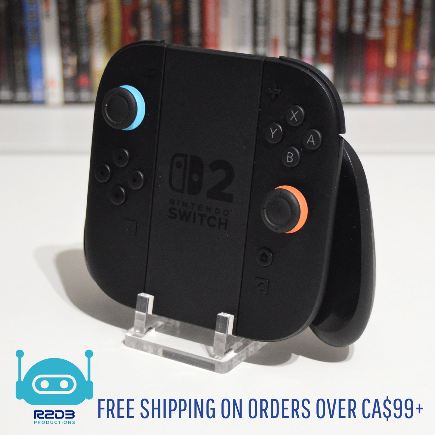Support en acrylique pour manette Nintendo Switch 2 Joy-Con Grip NSW2 JC2
