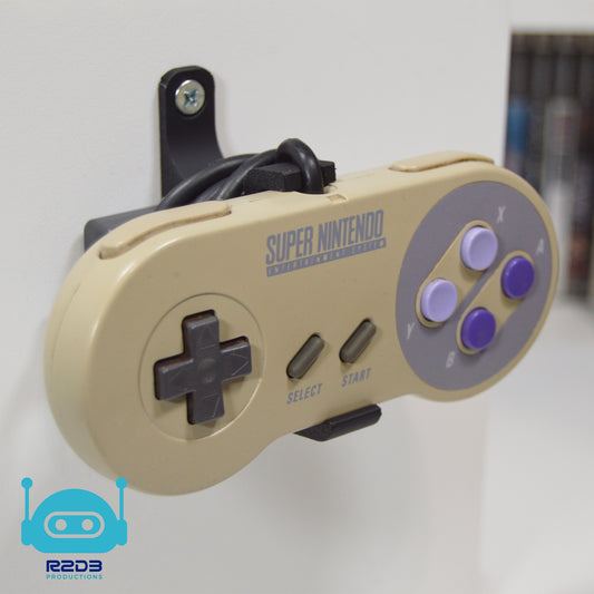 Support mural pour manettes Super Nintendo Entertainment System SNES