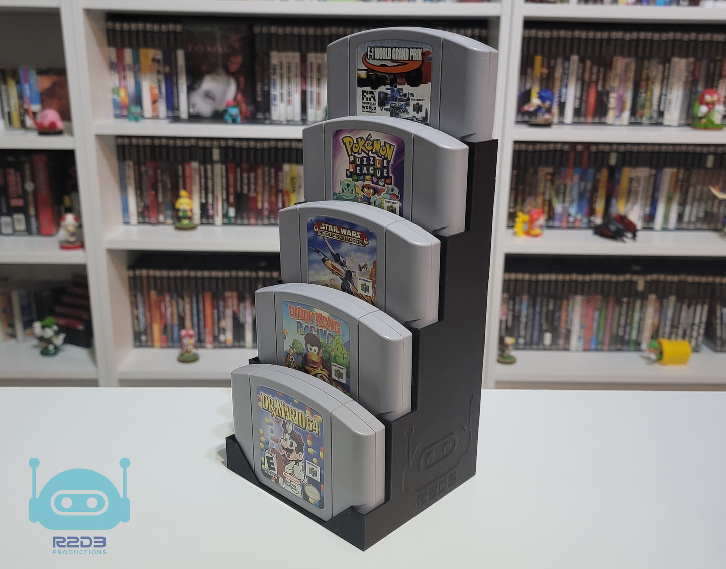 R2D3 Display for Nintendo 64 Games (1 to 16 Cartridges)