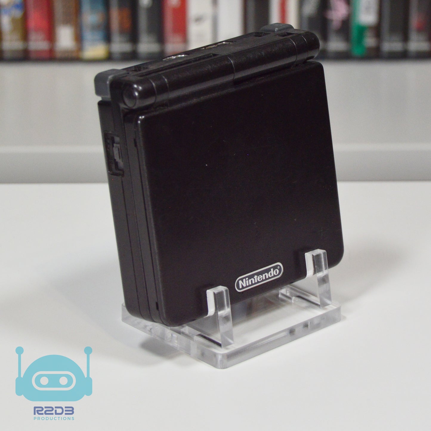 Support de console en acrylique R2D3 pour Game Boy Advance SP