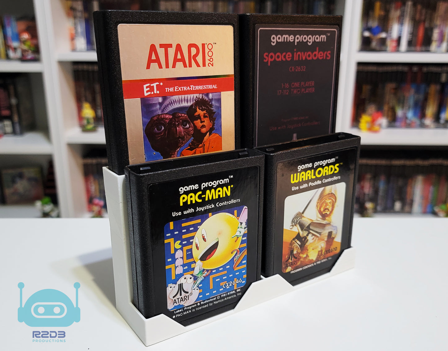 R2D3 Display for Atari 2600 / 7800 / Colecovision games (1 to 15 Cartridges)